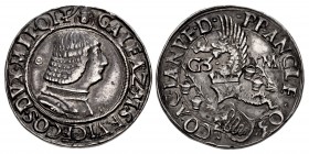 ITALY, Milano (Duchi). Galeazzo Maria Sforza. 1466-1476. AR Testone – Grossone da 20 soldi (29mm, 9.70 g, 5h). Reform coinage. Struck 1474-1476.