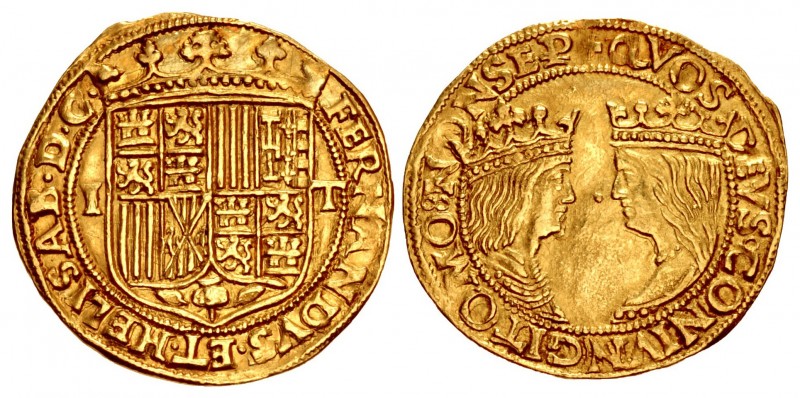 ITALY, Napoli (Regno). Ferdinando II d'Aragona and Isabella di Castiglia (I re c...