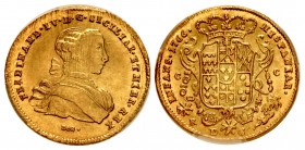 ITALY, Napoli (Regno). Ferdinando IV. First Reign in Napoli, 1759-1799. AV 6 Ducati (27mm, 6h). Napoli (Naples) mint; Cesare Coppola, maestro di zecca...
