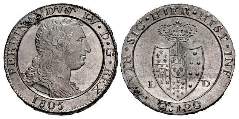 ITALY, Napoli (Regno). Ferdinando IV (Ferdinando III di Sicilia). Second reign, ...