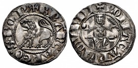 ITALY, Papale (Stato Pontificio-Senato Romano). Brancaleone degli Andalò. 1252-1255 and 1257-1258. AR Grosso (25mm, 3.27 g, 10h). Rome mint. 1st emiss...