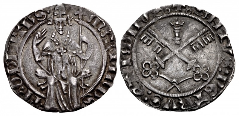 ITALY, Papale (Stato pontificio). Martinus V (Oddone Colonna). 1417-1431. AR Car...