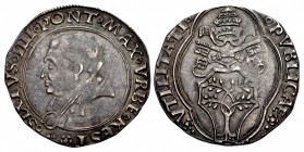 ITALY, Papale (Stato pontificio). Sixtus IV. 1471-1484. AR Grosso (24mm, 3.13 g, 5h). Rome mint. Struck 1483-1484.