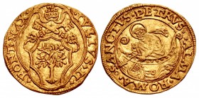 ITALY, Papale (Stato pontificio). Julius II. 1503-1513. AV Fiorino di camera (23mm, 3.39 g, 6h). Rome mint. Struck 1503-1504.