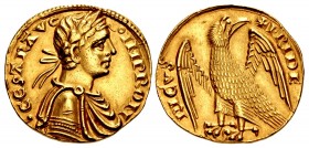 ITALY, Sicilia (Regno). Federico I (Federico II, Sacro Romano Impero). 1198-1250. AV Augustale (20.5mm, 5.28 g, 6h). Messina mint. Struck circa 1231-1...