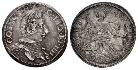 ITALY, Toscana (Granducato). Cosimo II de Medici. 1609-1621. AR Testone (32mm, 9.10 g, 6h). Third series. Firenze (Florence) mint. Dated 1620.