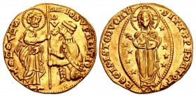 ITALY, Venezia (Venice). Giovanni Soranzo. 1312-1328. AV Ducato (20mm, 3.53 g, 6h).