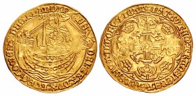 LOW COUNTRIES, Vlaanderen (Flanders). Filips de Goede (the Good). 1419-1467. AV Gouden nobel (36mm, 6.96 g, 6h). Gand (Ghent) mint.