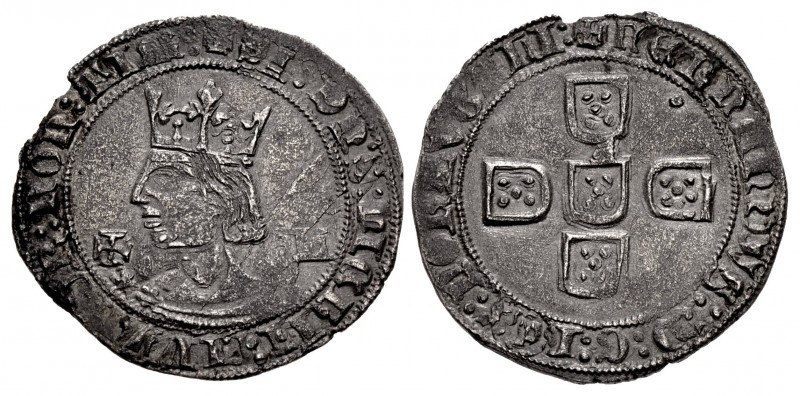 PORTUGAL, Kingdom. Fernando I o Formoso (the Handsome). 1367-1383. BI Tornes de ...