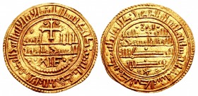 SPAIN, Castile & León. Alfonso VIII el Noble (the Noble). King of Castile, 1158-1214. AV Maravedí – Morabitino (26mm, 3.84 g, 12h). Tulaitula (Toledo)...
