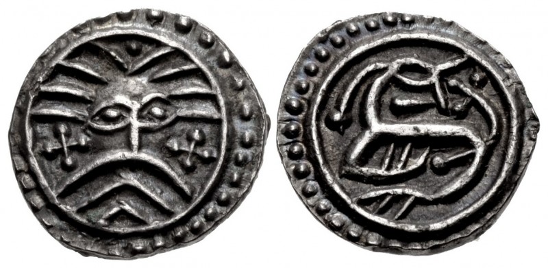 ANGLO-SAXON, Continental Sceattas. Circa 715-800/20. AR Sceatt (11mm, 0.76 g, 6h...