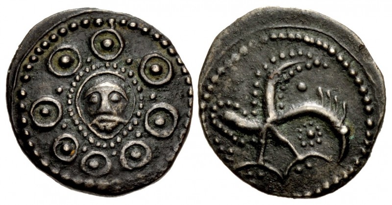 ANGLO-SAXON, Secondary Sceattas. Circa 720-735/50. AR Sceatt (12mm, 0.99 g, 9h)....