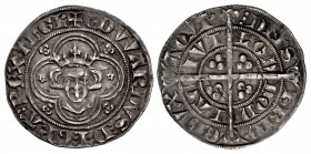 PLANTAGENET. Edward I. 1272-1307. AR Groat (29mm, 5.79 g, 6h). New coinage, variety f.2. London (Tower) mint. Struck circa 1279.