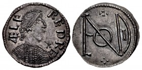 ANGLO-SAXON, Kings of Wessex. Alfred the Great. 871-899. AR Penny (19mm, 1.54 g, 6h). London monogram type (BMC vi). London mint. Struck circa 880.
