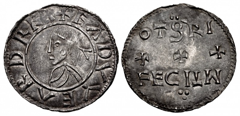 ANGLO-SAXON, Kings of Wessex. Edward the Elder. 899-924. AR Penny (23mm, 1.46 g,...