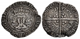 YORK (Restored). Richard III. 1483-1485. AR Groat (27mm, 2.93 g, 4h). Type 2b. London mint; im: boar’s head 1. Struck 20 July 1483–June 1484.