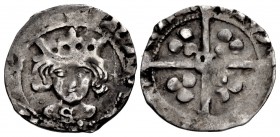 YORK (Restored). Richard III. 1483-1485. AR Penny (19mm, 0.77 g, 6h). Durham mint; im: lis; Bishop John Sherwood. Struck 1484-1485.