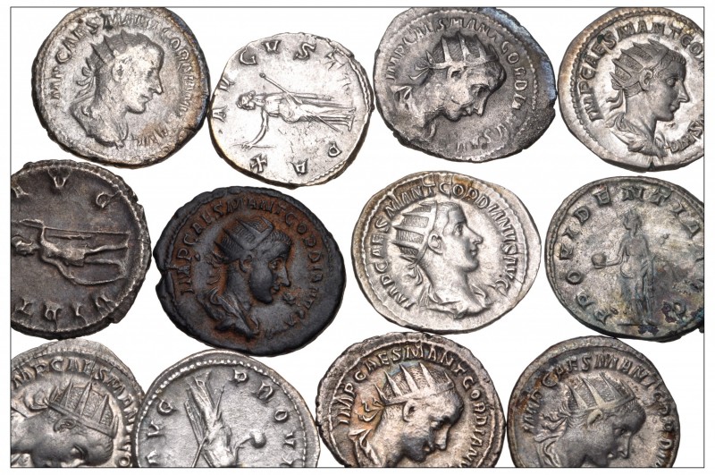 ROMAN. Imperial. Lot of five-hundred-twenty-four (524) AR Antoniniani of Gordian...