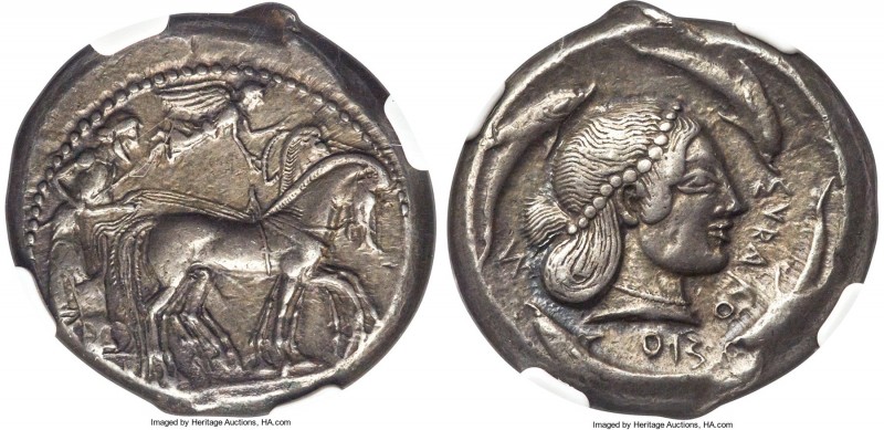 SICILY. Syracuse. Deinomenid Tyranny, Gelon I (ca. 480-475 BC). AR tetradrachm (...