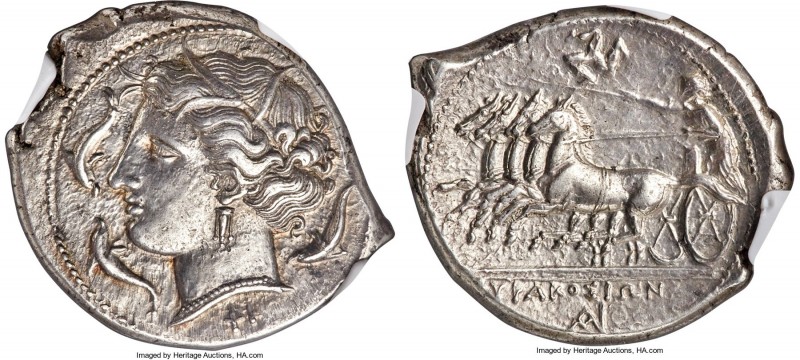 SICILY. Syracuse. Agathocles (317-289 BC). AR tetradrachm (30mm, 17.16 gm, 8h). ...