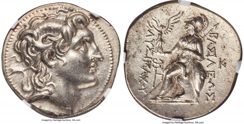 THRACIAN KINGDOM. Lysimachus (305-281 BC). AR tetradrachm (33mm, 17.21 gm, 8h). ...