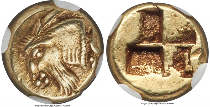 IONIA. Phocaea. Ca. 477-388 BC. EL sixth-stater or hecte (11mm, 2.55 gm). NGC Ch...