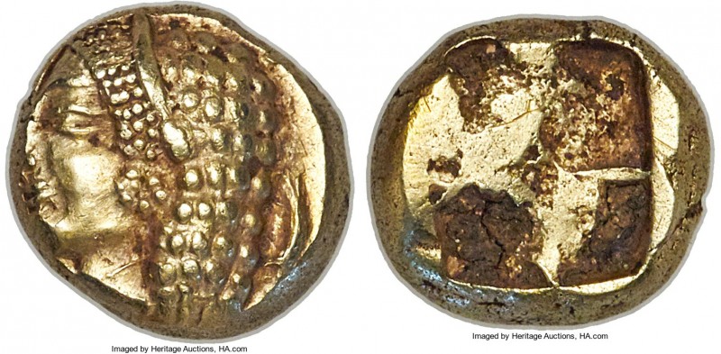 IONIA. Phocaea. Ca. 521-478 BC. EL sixth-stater or hecte (10mm, 2.53 gm). NGC Ch...