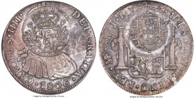Cuiaba. João VI Counterstamped 960 Reis ND (1821) AU55 PCGS, KM352, Bentes-441.03. Crowned "960/C" within wreath and Portuguese coat-of-arms counterst...
