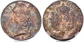 Louis XV Ecu 1749-T MS64 NGC, Nantes mint, KM512.20, Dav-1331, Dup-1680. Tower privy mark. Struck on a moderately adjusted and lustrous planchet, the ...