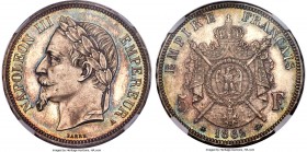 Napoleon III 5 Francs 1862-A MS67 NGC, Paris mint, KM803.1, Gad-739, Dav-96. Displaying virtually as-struck condition, an observation that seems to al...
