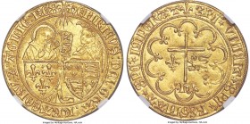 Anglo-Gallic. Henry VI (1422-1461) gold Salut d'or ND (1423-1453) MS67+ NGC, Saint Lo mint, Lis mm, Fr-301, Dup-443A, Elias-271, W&F-387A 2/b. (lis) h...