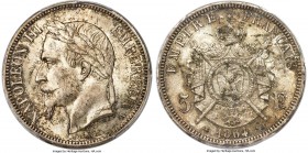 Napoleon III 5 Francs 1864-A MS64 PCGS, Paris mint, KM799.1, Gad-739. Aglow with steely satin luster, every element of the design boldly rendered. 

H...