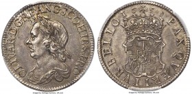 Oliver Cromwell Shilling 1658 MS63 PCGS, KM-A207, S-3228, ESC-1005. A popular issue for its historical significance (featuring the only commoner to ev...