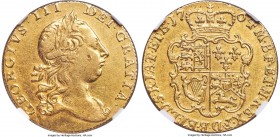 George III gold Guinea 1764 XF40 NGC, KM598, S-3725. A scarce and quite popular early guinea of George III from an only two-year type, and one which s...