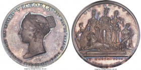 Victoria silver Specimen "Coronation" Medal 1838 SP64 PCGS, Eimer-1313b, BHM-1842. 45mm. By W. Taylor or J. Davis. A very rare coronation medal, of la...