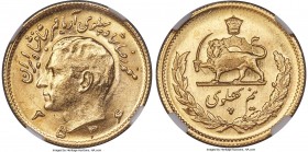 Muhammad Reza Pahlavi 4-Piece Lot of Certified gold Pahlavi Issues NGC, 1) 1/2 Pahlavi MS 2536 (1977) - MS66, KM1199 2) Pahlavi SH 1342 (1963) - MS65,...