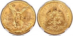 Estados Unidos gold 50 Pesos 1930 MS65 NGC, Mexico City mint, KM481. Lightly toned with superlative lustrous surfaces.

HID09801242017