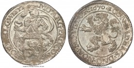 West Friesland. Provincial Lion Daalder 1670 MS64 NGC, KM14.3, Dav-4870. An appealing Mint State selection offering satiny, lustrous fields, well-pres...