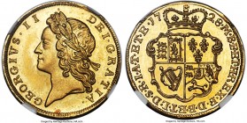 George II gold Proof 1/2 Guinea 1728 PR64 NGC, KM565.1, S-3681, W&R-75 (R4). A stunning Proof of Record of near flawless manufacture and subsequent pr...