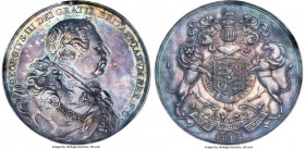 George III silver Specimen "Indian Peace" Medal 1814 SP62 PCGS, BHM-844. 75mm. By Thomas Wyon. Edge plain, with suspension loop. A fabulous piece of B...