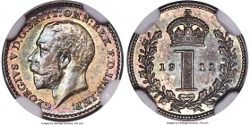 George V 12-Piece Certified gold & silver "Long" Proof Set 1911 NGC, 1) Maundy Penny - PR65, S-4020 2) Maundy 2 Pence - PR65, S-4019 3) Maundy 3 Pence...