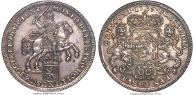 Dutch Colony. United East India Company Ducaton (Silver Rider) 1739 MS62 NGC, Dordrecht mint, KM71, Dav-417, Scholten-28b (RR). Reeded edge. Holland i...