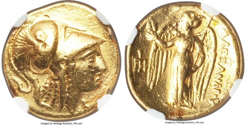 MACEDONIAN KINGDOM. Alexander III the Great (336-323 BC). AV stater (18mm, 8.48 ...