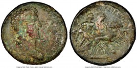 PISIDIA. Verbe. Marcus Aurelius (AD 161-180). AE medallion (34mm, 35.01 gm, 7h). NGC Choice VF 5/5 - 2/5. AVT K M AVPHΛIC-ANTΩNEINΟC, laureate, draped...
