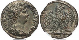 SYRIA. Antioch. Nero (AD 54-68). AR tetradrachm (25mm, 15.32 gm, 12h). NGC AU S 5/5 - 4/5. Dated Regnal Year 10 and Caesarean Era Year 112 (AD 63/4). ...