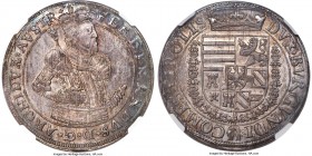 Archduke Ferdinand Taler ND (1564-1595) MS64 NGC, Hall mint, Dav-8099B. Stunning, nearly a gem with considerable reflectivity in the recesses. Perhaps...