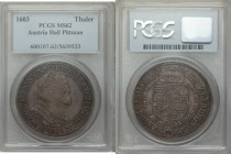 Rudolph II Taler 1603 MS62 PCGS, Hall mint, KM37.1, Dav-3005. Rare quality for this early 17th-century taler, a bit weakly struck on the emperor's bus...
