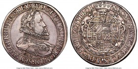 Rudolf II 2 Taler 1604 XF40 NGC, Hall mint, KM57.2, Dav-3004. 56.57gm. Lightly handled though with good detailing, and a still alluring double taler o...