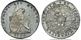 Insurrection 3 Florins 1790-(b) MS62 NGC, Brussels mint, KM50, Dav-1285. A very low mintage type of this largest insurrectionary silver denomination, ...