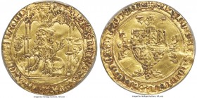 Flanders. Philippe le Bon (1419-1467) gold Lion d'or (Gouden Leeuw) ND (1454-1466) AU Details (Cleaned) PCGS, Bruges mint, Fr-185, Delm-489, Vanhoudt-...
